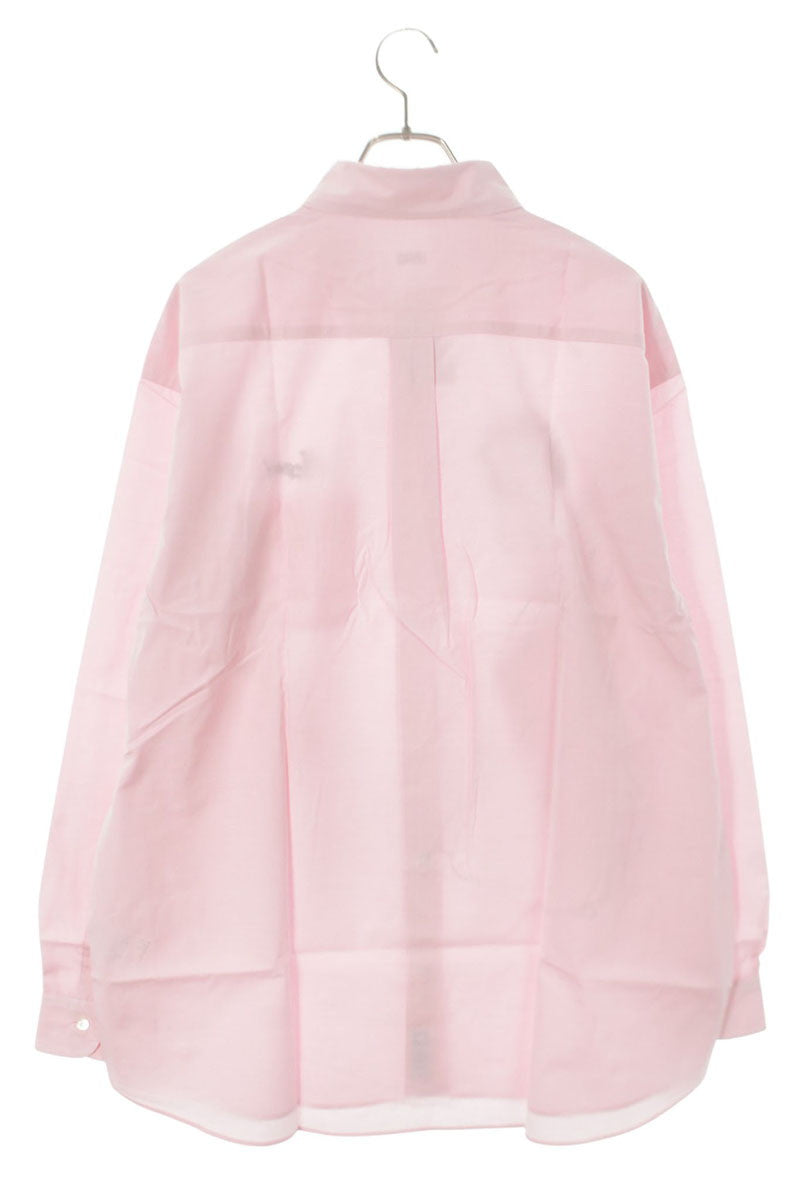 SEQUEL 24AW Snow White Print Cotton Shirt Pink Size XL