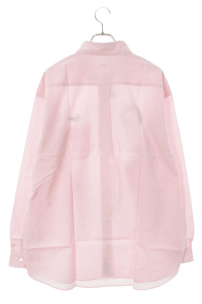 SEQUEL 24AW Snow White Print Cotton Shirt Pink Size XL