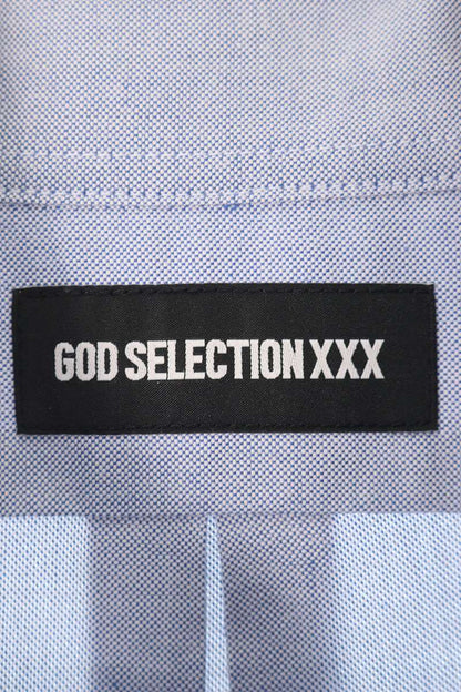 GOD SELECTION XXX BD Long Sleeve Shirt Blue Size M