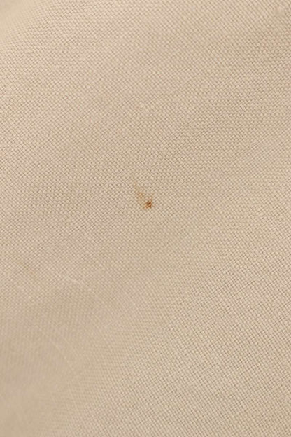 HED MAYNER Linen Long Sleeve Shirt Beige Size S