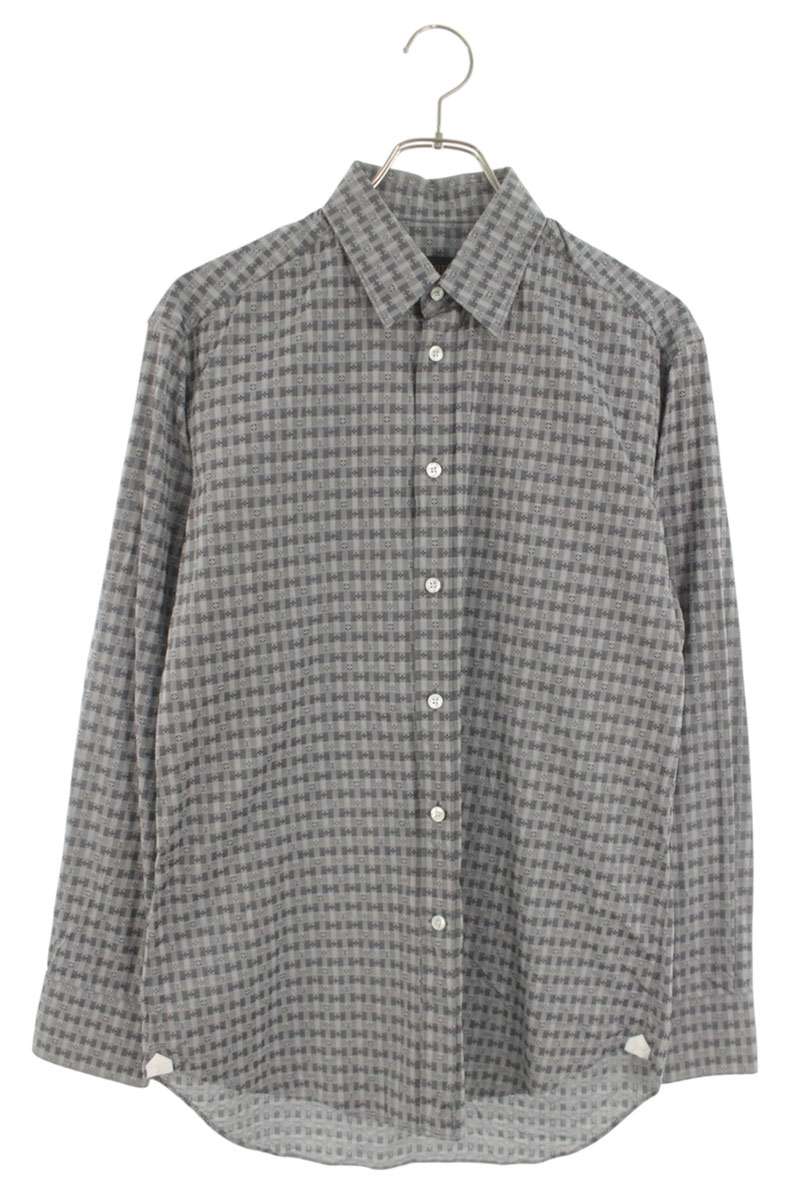 Louis Vuitton 18SS Long Sleeve Shirt Gray Size XS