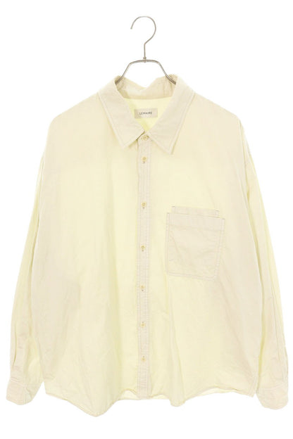 Lemaire Long Sleeve Shirt White Size XL