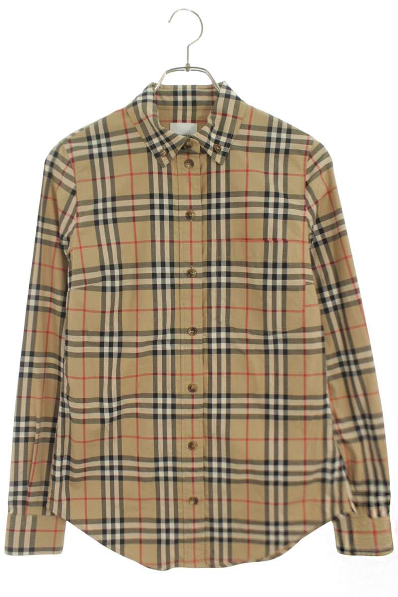 Burberry Long Sleeve Shirt Brown Size 36