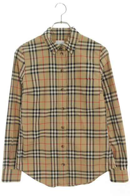Burberry Long Sleeve Shirt Brown Size 36