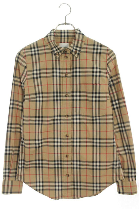 Burberry Long Sleeve Shirt Brown Size 36