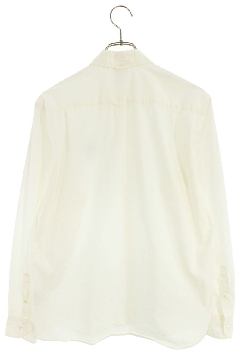 F.C.R.B Logo Patchwork Long Sleeve Shirt White Size L