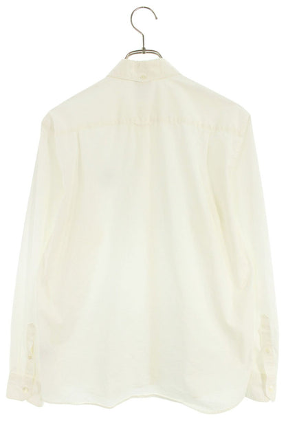 F.C.R.B Logo Patchwork Long Sleeve Shirt White Size L