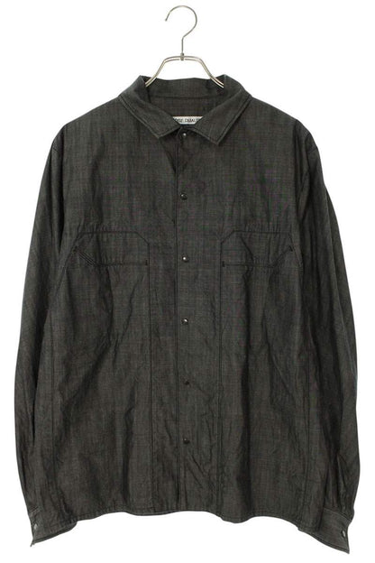 OPPOSE DUALITY 24SS Dungaree Long Sleeve Shirt Black Size S