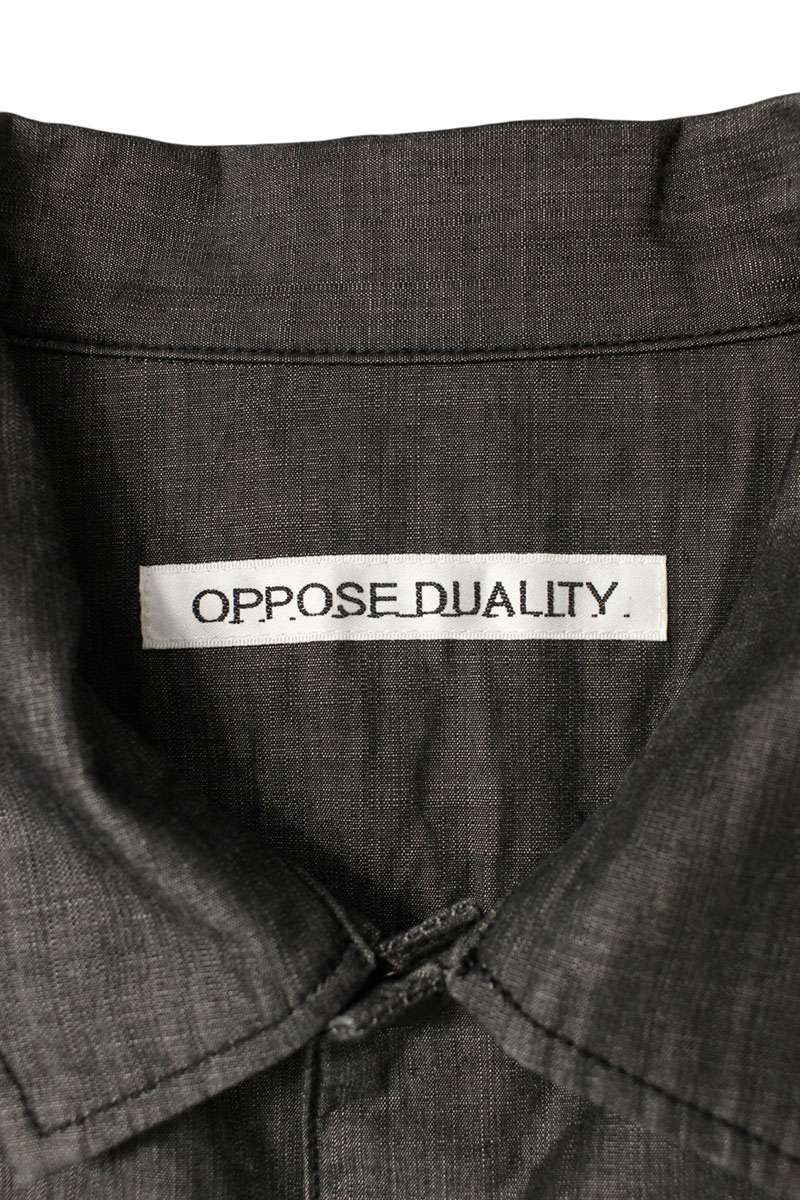 OPPOSE DUALITY 24SS Dungaree Long Sleeve Shirt Black Size S