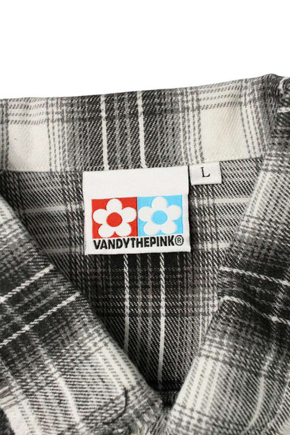 VANDY THE PINK Check Pattern Long Sleeve Shirt Multi Size L