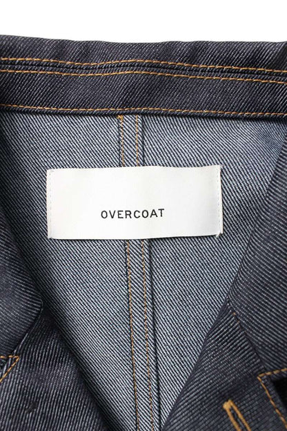 OVERCOAT 25AW Indigo Wool Open Collar Long Sleeve Shirt Size S