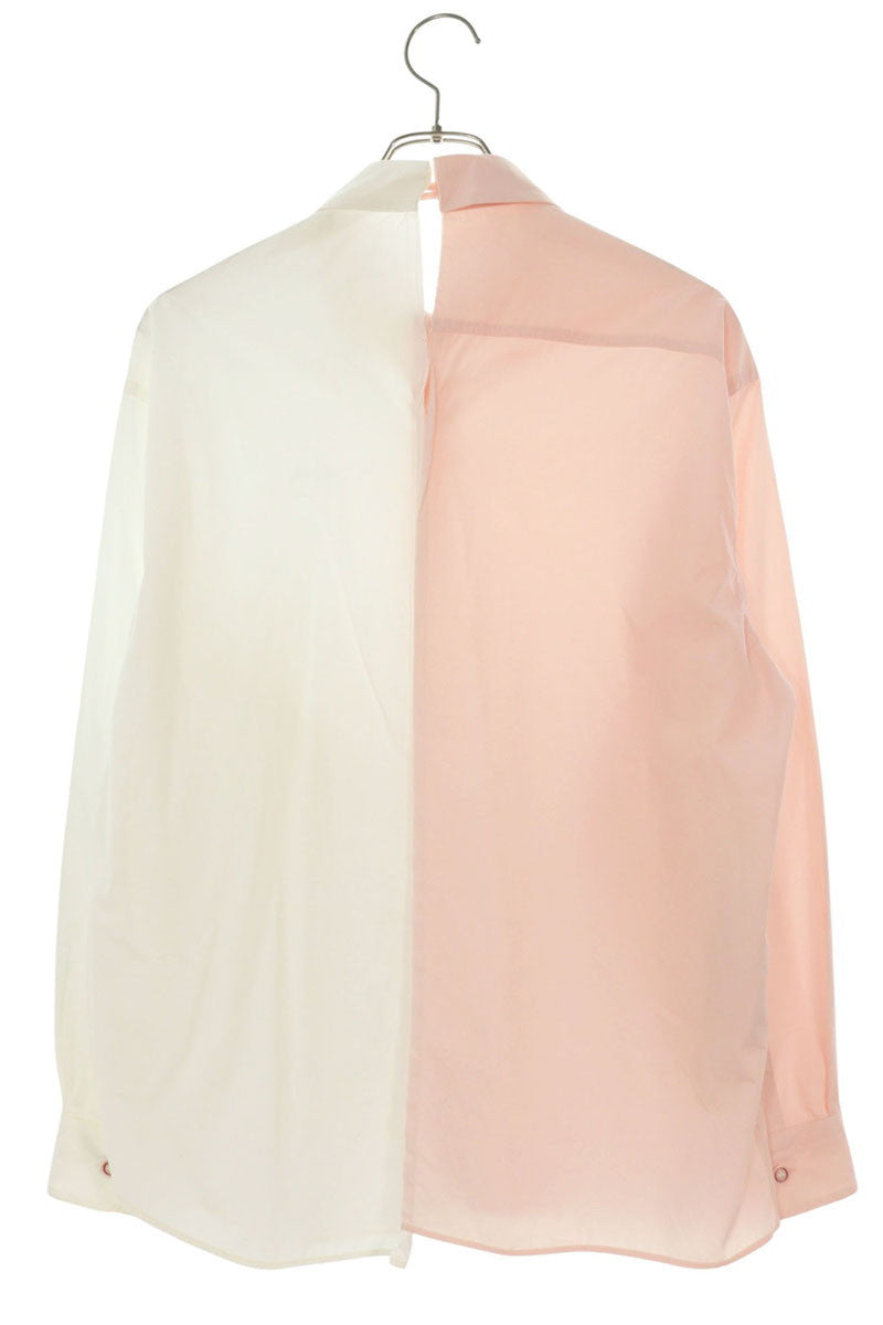Marni 23AW Paneled Cotton Long Sleeve Shirt Size XXS