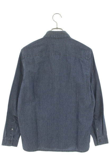 Prada Blue Cotton Button-down Shirt Size XXL