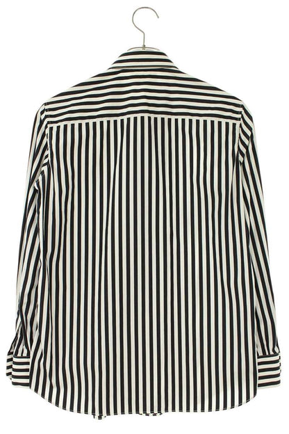 CELINE Stripe Cotton Long Sleeve Shirt Multi Size XL