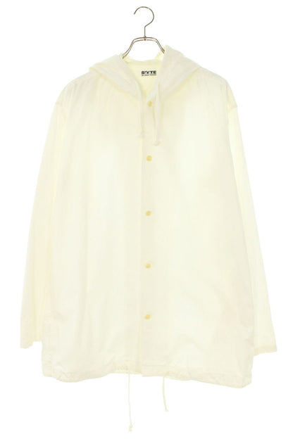syte Hooded Cotton Long Sleeve Shirt White Size L