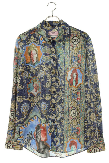 Martine Rose Human Print Long-Sleeve Shirt Size M