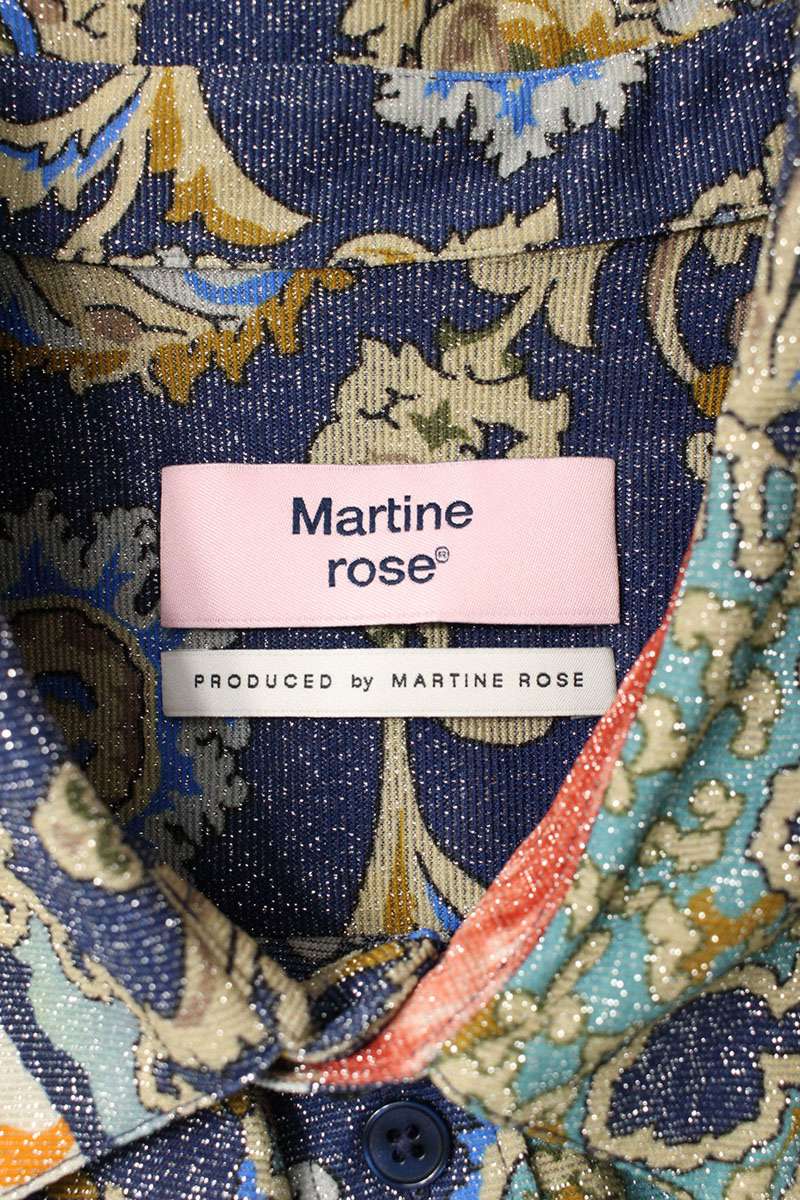 Martine Rose Human Print Long-Sleeve Shirt Size M