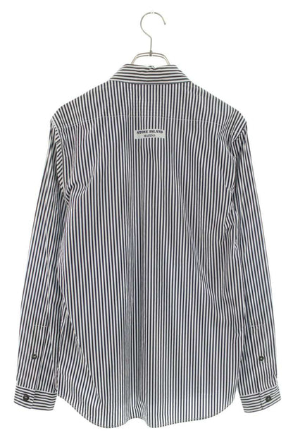 STONEISLAND Striped Cotton Long Sleeve Shirt Multi Size S