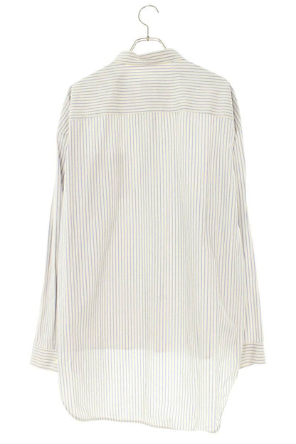 GIVENCHY Striped Cotton Long Sleeve Shirt White Size XXS