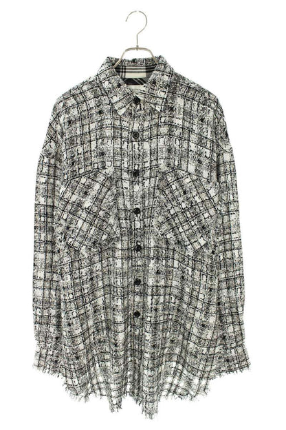 Faith Connexion Oversized Long Sleeve Shirt White Size S