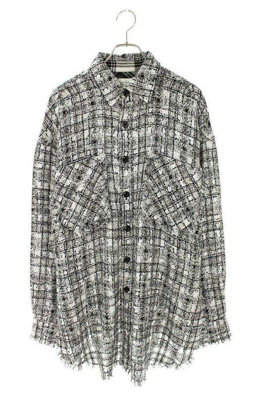 Faith Connexion Oversized Long Sleeve Shirt White Size S