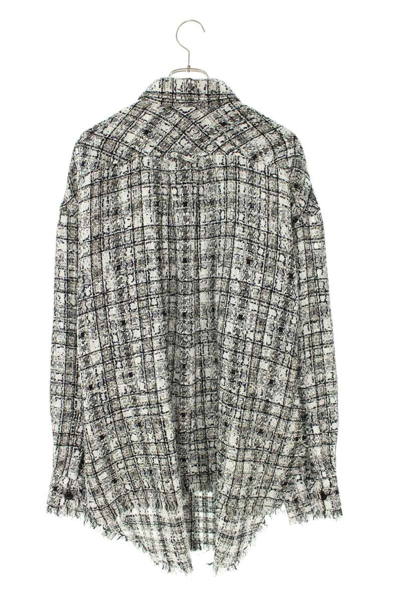 Faith Connexion Oversized Long Sleeve Shirt White Size S