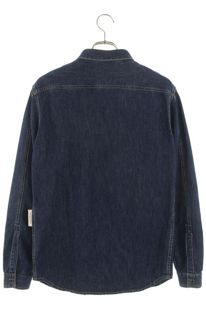 Valentino Denim Long Sleeve Shirt Blue Size S