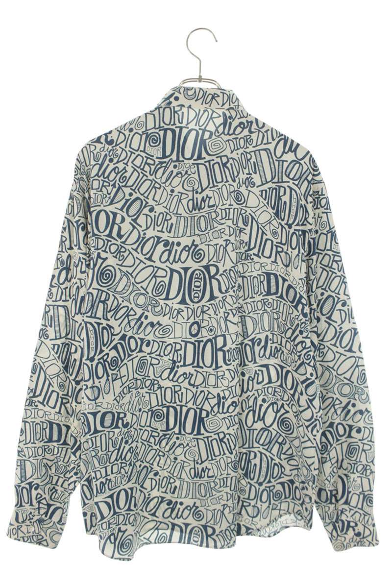 DIOR 20AW DIOR AND SHAWN All-Over Print Rayon Shirt Size XS