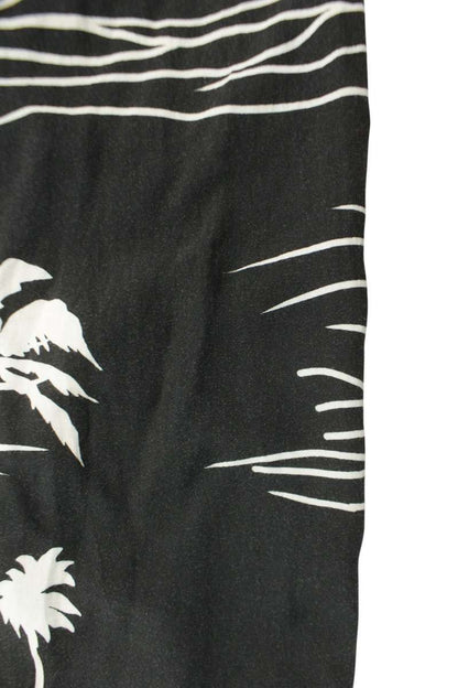 CELINE 21SS Drugstore Collar Palm Tree Rayon Shirt Size XXL