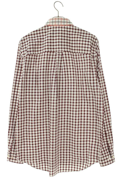 STELLA McCARTNEY Check Button-Down Cotton Shirt Size 39