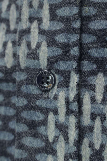 LOUISVUITTON 20AW Monogram Wave Damier Flannel Shirt Size M