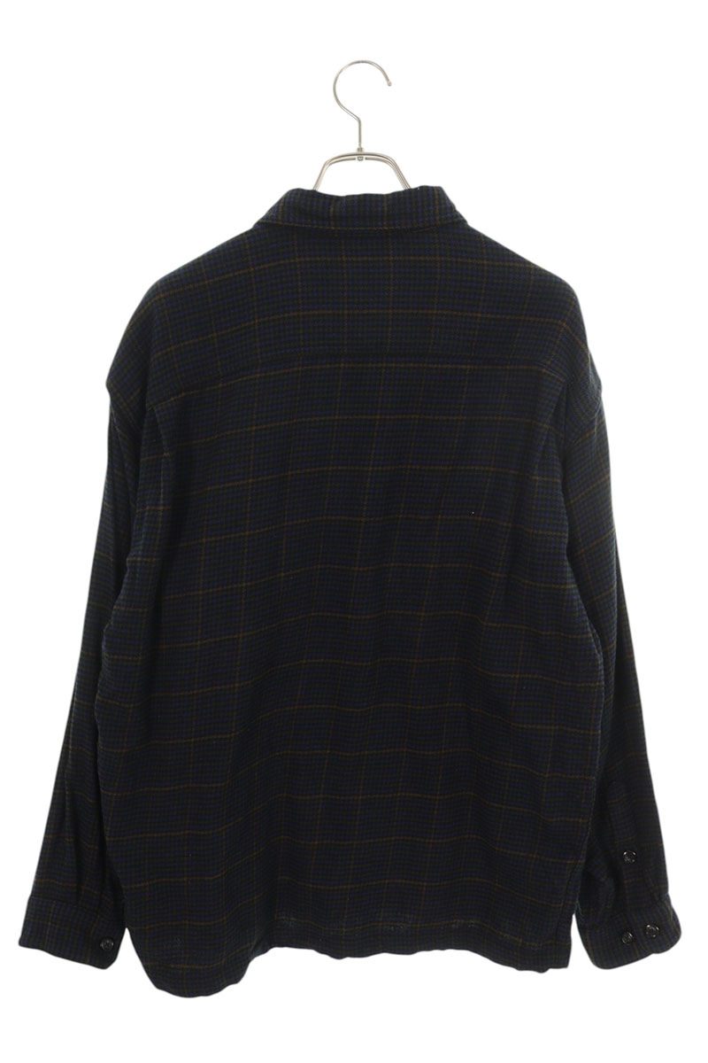 Wtaps 24AW Long Sleeve Shirt Blue Size L