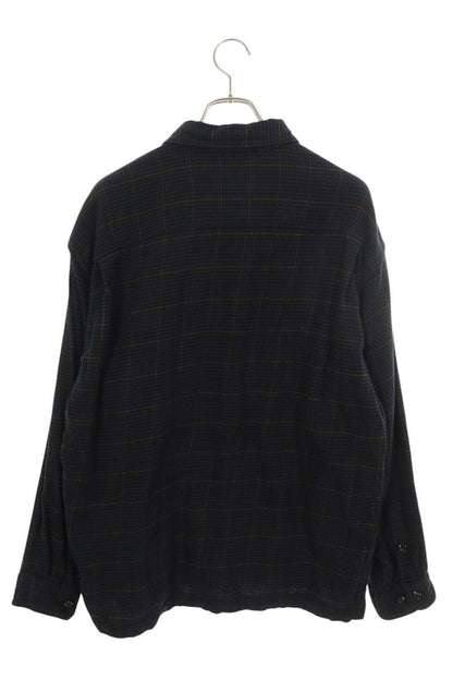 Wtaps 24AW Long Sleeve Shirt Blue Size L