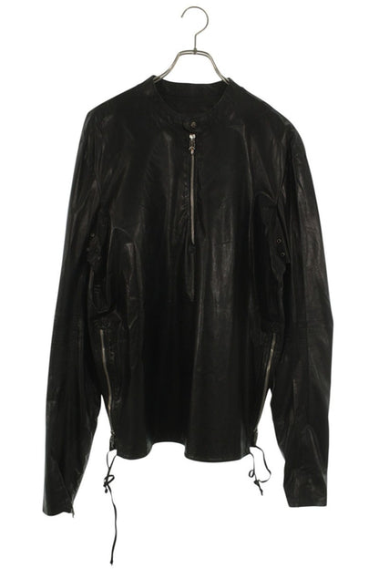 Chrome Hearts EZ RIDER Dagger Zip Leather Shirt Size M