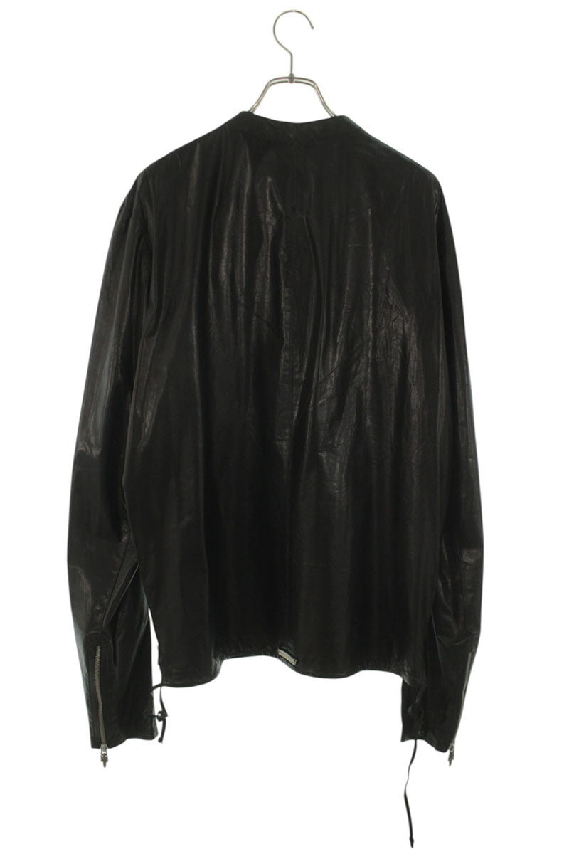 Chrome Hearts EZ RIDER Dagger Zip Leather Shirt Size M