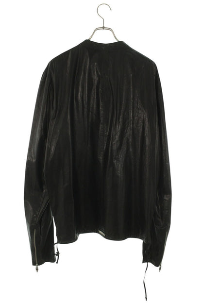 Chrome Hearts EZ RIDER Dagger Zip Leather Shirt Size M