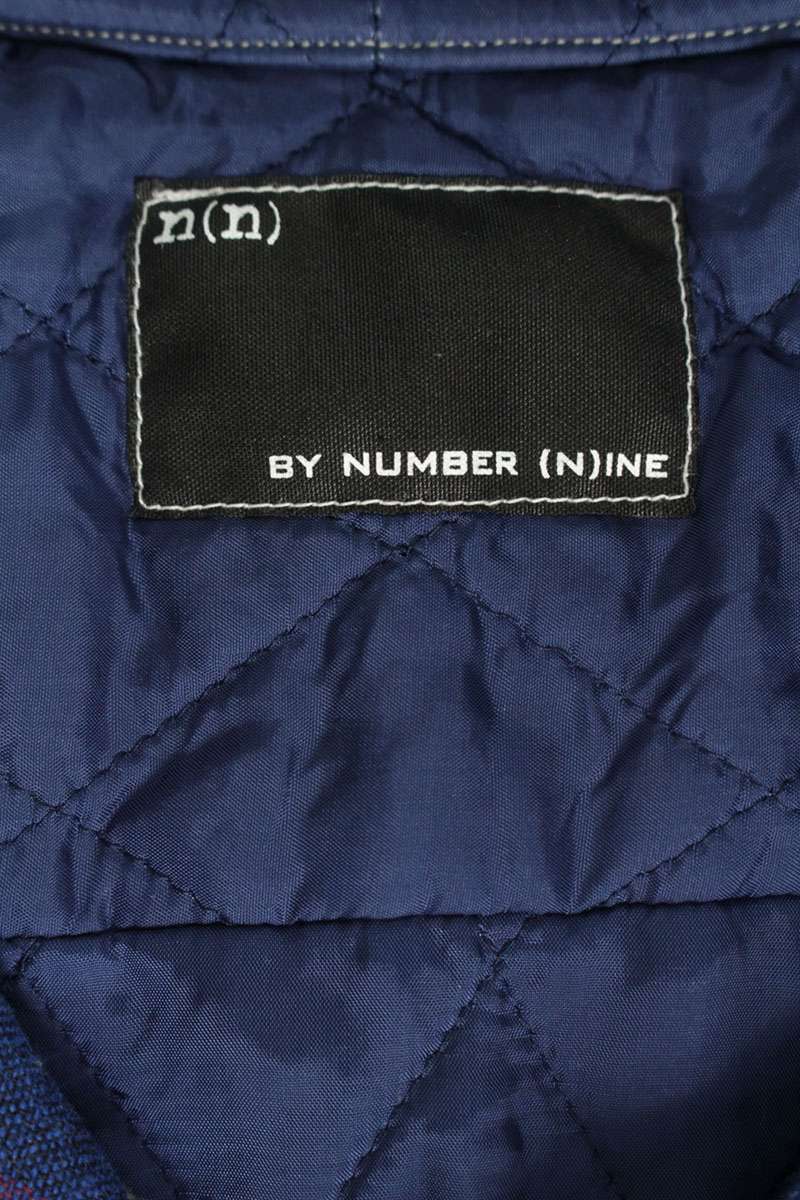 Number (N)ine Long Sleeve Shirt Blue x Red x Gray Size M
