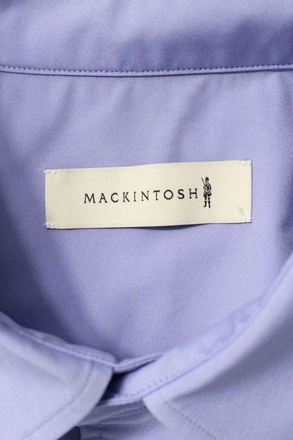 MACKINTOSH Blend Button-Down Long Sleeve Shirt Blue Size S