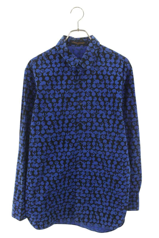 Louis Vuitton 19AW Long Sleeve Shirt Blue Size M