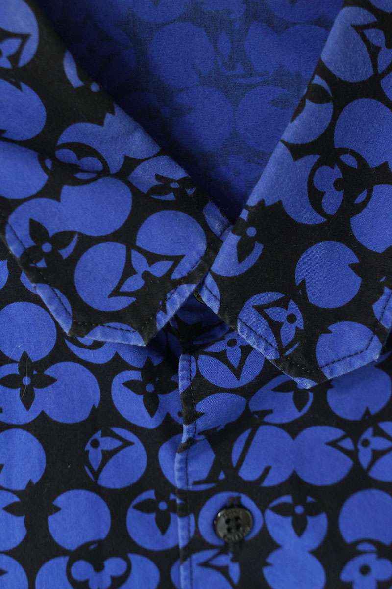 Louis Vuitton 19AW Long Sleeve Shirt Blue Size M