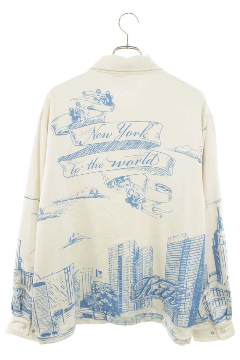 KITH Scenic Long Sleeve Boxy Collared Overshirt Multi Size M