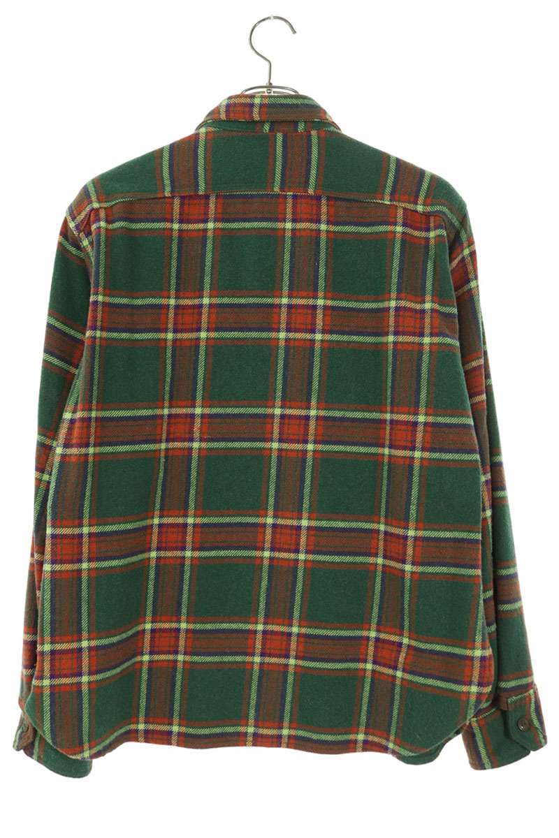 Engineered Garments Long Sleeve Shirt Green Size S