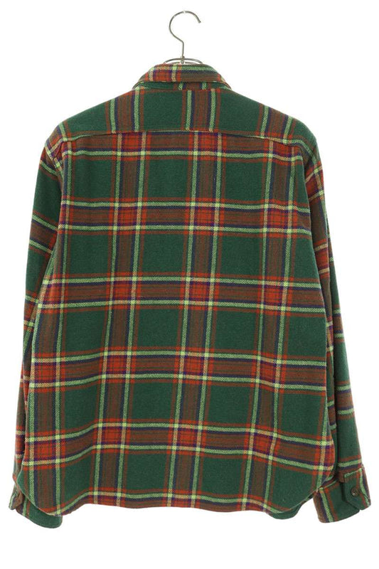 Engineered Garments Long Sleeve Shirt Green Size S
