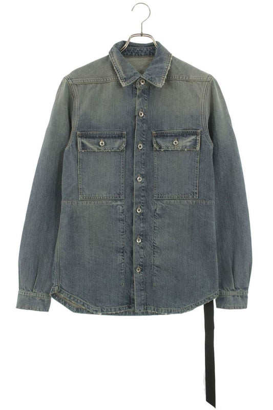 DRKSHDW Denim Long Sleeve Shirt Indigo Size XS