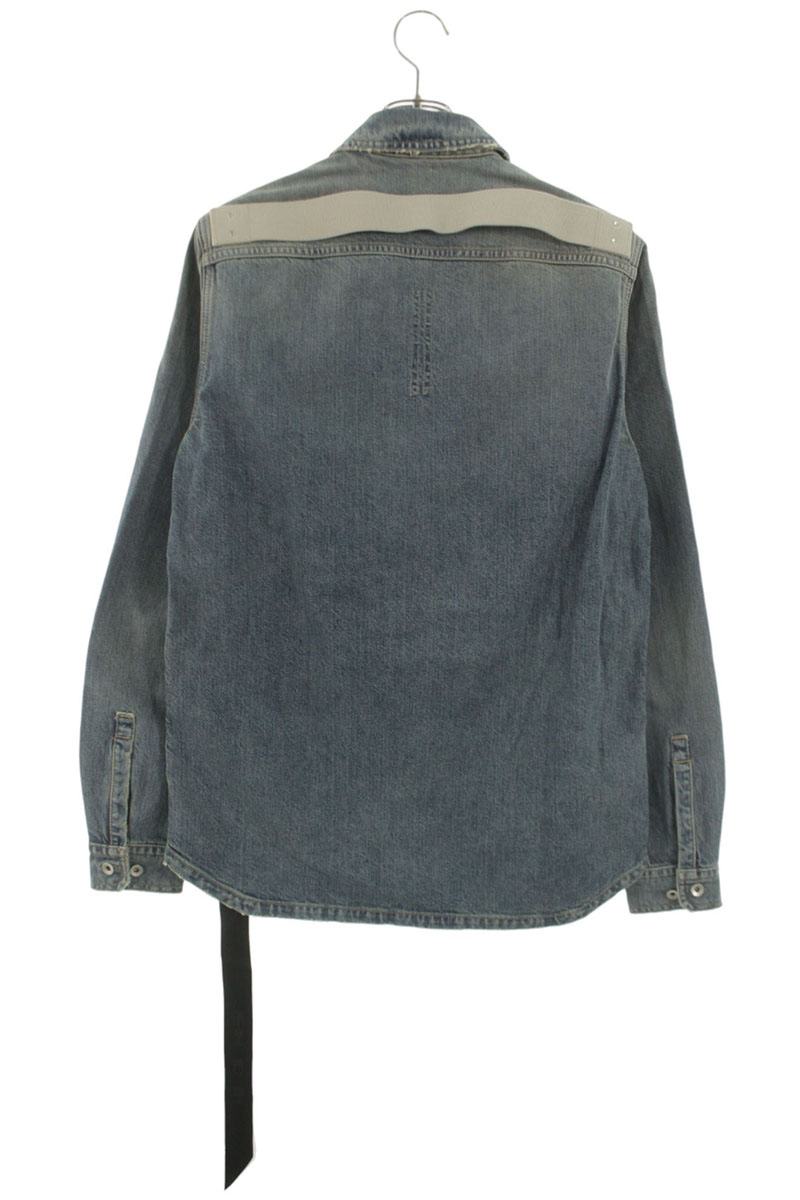 DRKSHDW Denim Long Sleeve Shirt Indigo Size XS