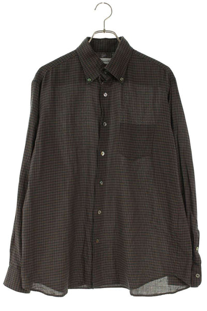ABELIAEDOWARDGOUCHA Down Long Sleeve Shirt Gray x Brown Size 3