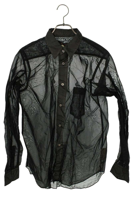 Comme des Garcons Black 20AW AD2020 Long Sleeve Shirt Black Size M