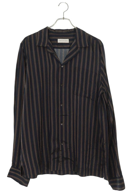 DRIES VAN NOTEN CARLY STRIPED CUPRO SHIRT Multi Size M