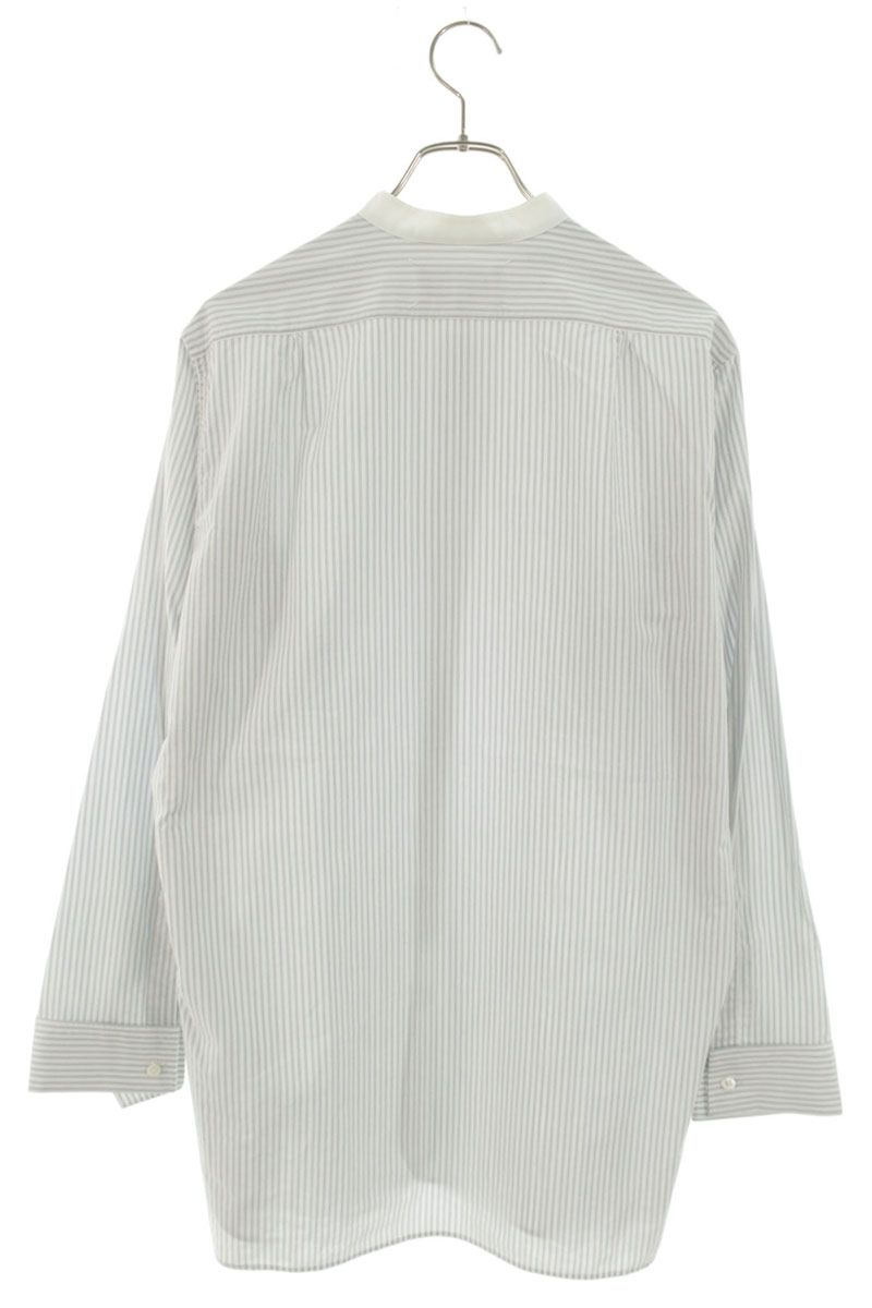 Maison Margiela Striped Long Sleeve Shirt White x Gray Size 39