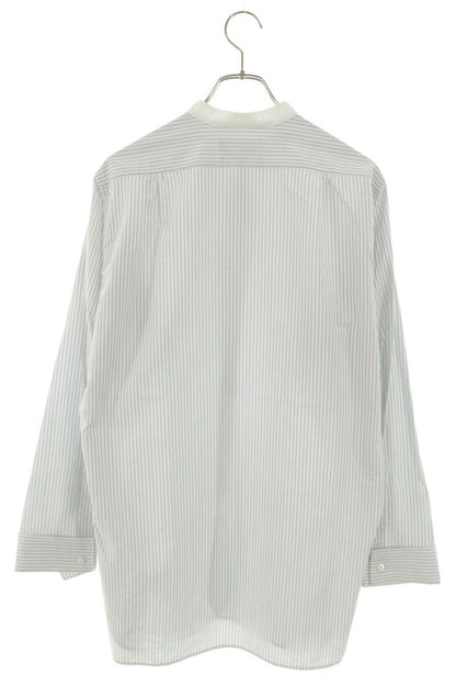 Maison Margiela Striped Long Sleeve Shirt White x Gray Size 39